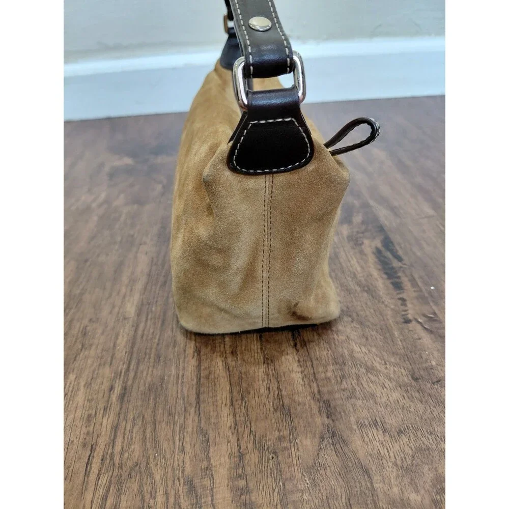coach Mini handbag brown Suede - Picture 4 of 16